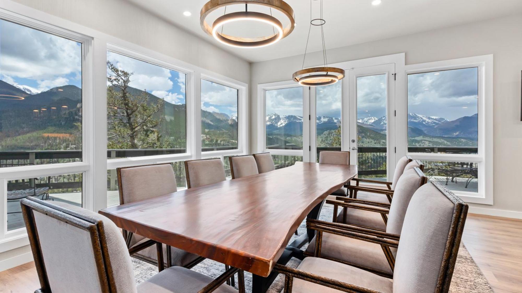 Casa De Cristal-Epic Views-Hottub-Sauna-Sleeps 10-Luxury Linens-Stocked Kitchen Estes Park Bagian luar foto